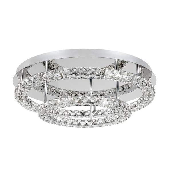 Plafoniera LED lux rotunda Katinca, sticla transparenta, Ø 40/60 cm, 9172519 - Novaluce [1]