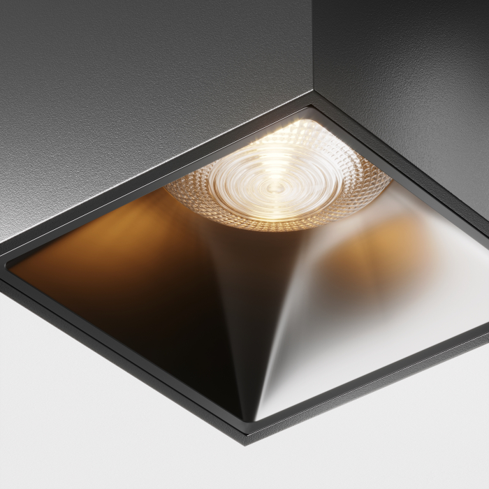 Plafoniera LED Onda C065CL-L12B3K, 12W, 1000lm, lumina calda, IP20, neagra, Maytoni [2]