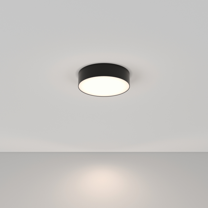 Plafoniera LED Zon C032CL-L32B4K, 32W, 2800lm, lumina neutra, IP20, neagra, Maytoni [1]