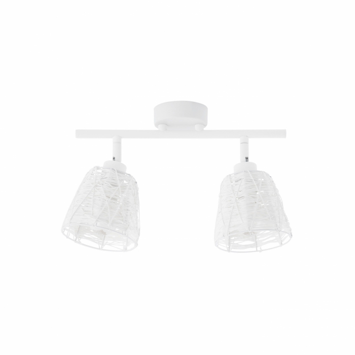 Plafoniera liniara alba ajustabila cu 2/4 surse de lumina Dipa, din metal, 9155424 - Novaluce [10]