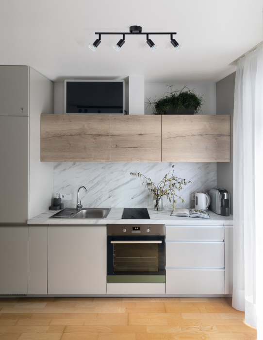Plafoniera liniara nichel/cupru/negru/auriu/alb/maro cu 2/3/4 spoturi LED Marila, din metal, 661002 - Novaluce [50]