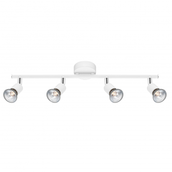 Plafoniera liniara nichel/cupru/negru/auriu/alb/maro cu 2/3/4 spoturi LED Marila, din metal, 661002 - Novaluce [20]