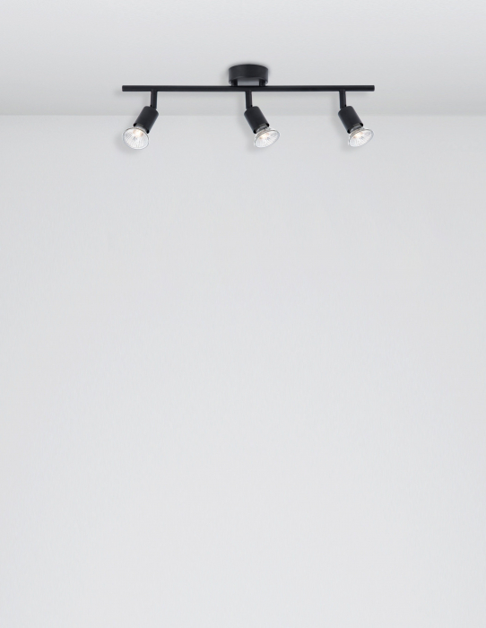 Plafoniera liniara nichel/cupru/negru/auriu/alb/maro cu 2/3/4 spoturi LED Marila, din metal, 661002 - Novaluce [46]