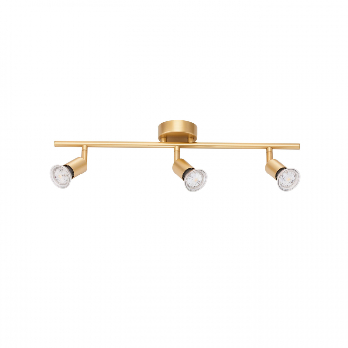 Plafoniera liniara nichel/cupru/negru/auriu/alb/maro cu 2/3/4 spoturi LED Marila, din metal, 661002 - Novaluce [34]