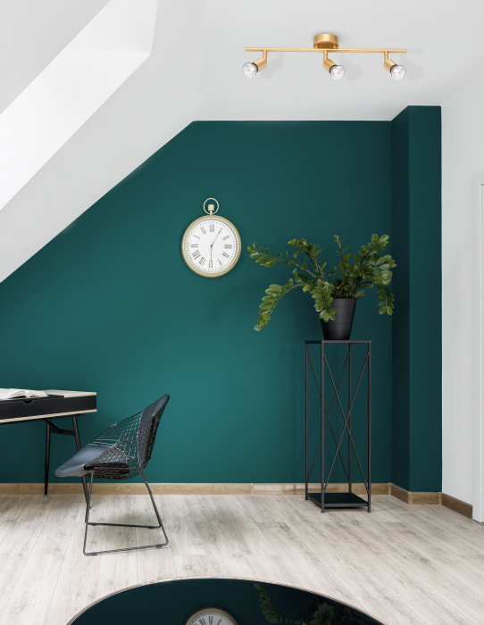 Plafoniera liniara nichel/cupru/negru/auriu/alb/maro cu 2/3/4 spoturi LED Marila, din metal, 661002 - Novaluce [37]