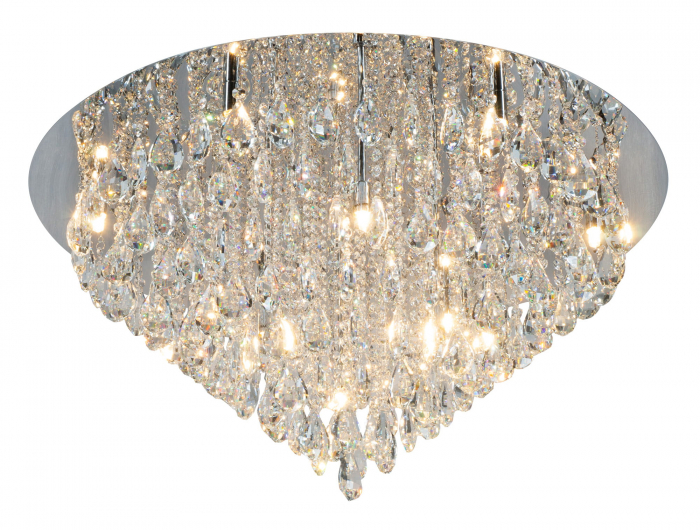Plafoniera lux rotunda cu cristale Lelise Ø 75 cm metal/sticla, C0046 - Maxlight [2]