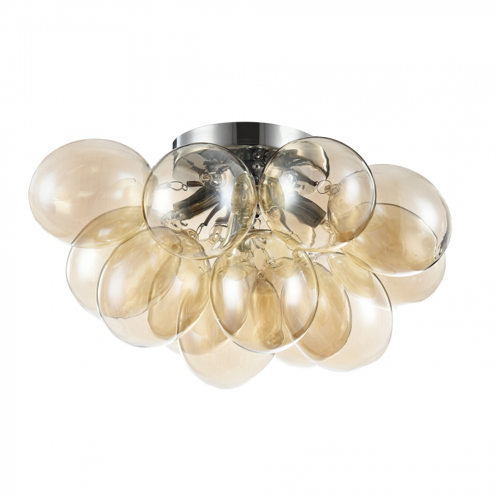 Plafoniera Balbo MOD112-04-G, 4xG9, nichel+cognac, IP20, Maytoni [1]
