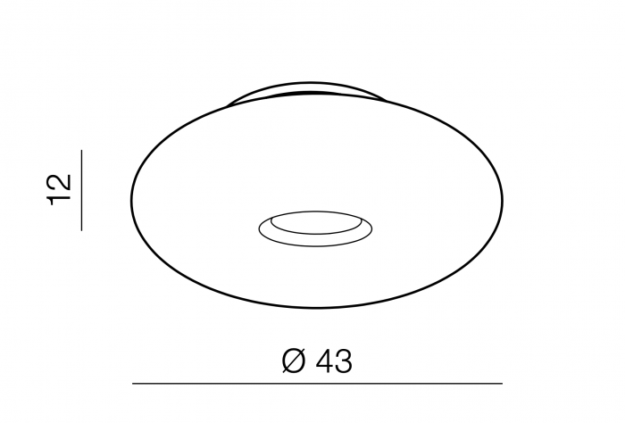Plafoniera moderna baie Modes Ø 33/43/53 cm, forma rotunda sticla alba, IP44, AZ 1598 - Azzardo [5]