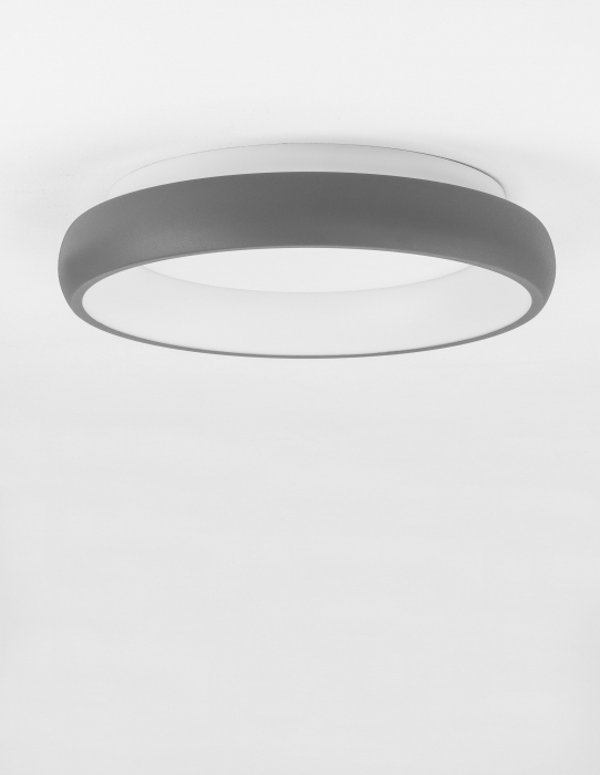 Plafoniera moderna rotunda LED dimabila Idalia diverse dimensiuni, neagra/gri/maro/alba, 8105605 D - Novaluce [13]