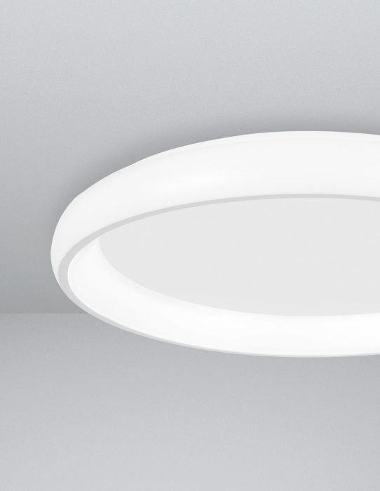 Plafoniera moderna rotunda LED dimabila Idalia diverse dimensiuni, neagra/gri/maro/alba, 8105605 D - Novaluce [5]