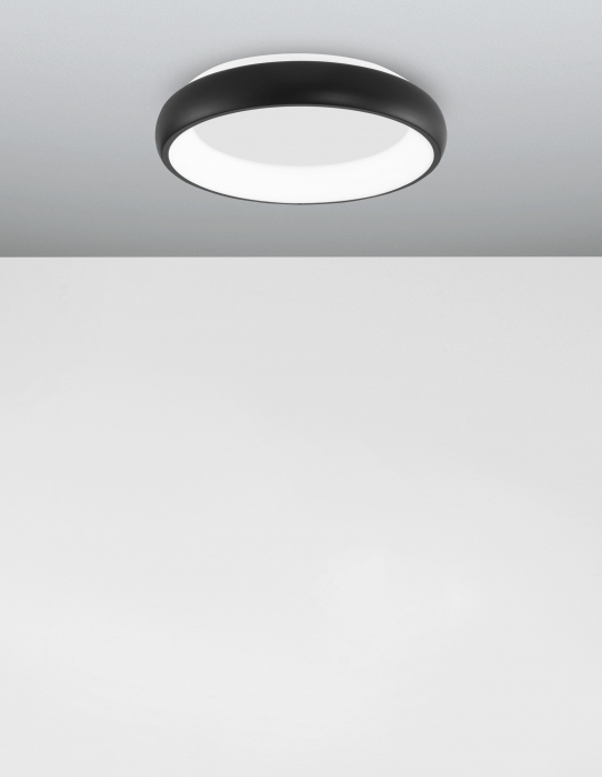 Plafoniera moderna rotunda LED dimabila Idalia diverse dimensiuni, neagra/gri/maro/alba, 8105605 D - Novaluce [21]