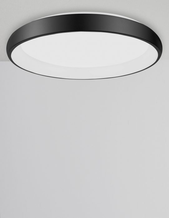 Plafoniera moderna rotunda LED dimabila Idalia diverse dimensiuni, neagra/gri/maro/alba, 8105605 D - Novaluce [25]