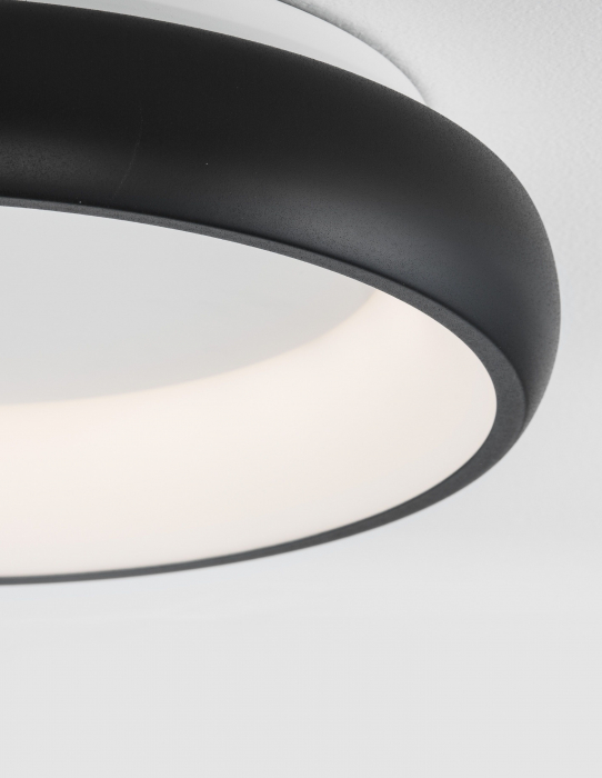 Plafoniera moderna rotunda LED dimabila Idalia diverse dimensiuni, neagra/gri/maro/alba, 8105605 D - Novaluce [22]