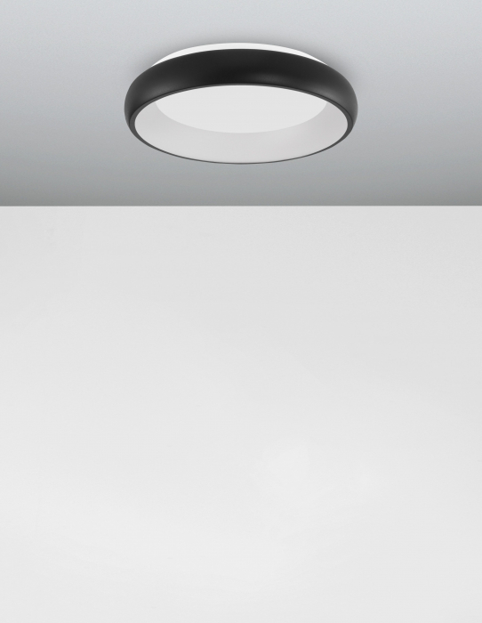 Plafoniera moderna rotunda LED dimabila Idalia diverse dimensiuni, neagra/gri/maro/alba, 8105605 D - Novaluce [20]