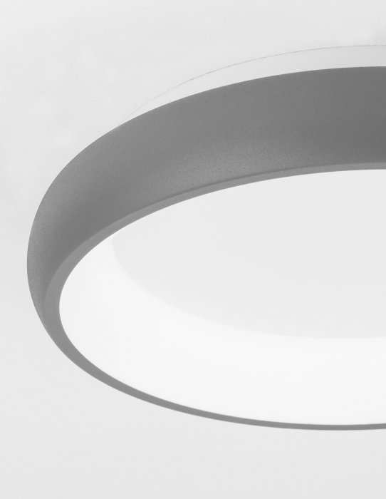 Plafoniera moderna rotunda LED dimabila Idalia diverse dimensiuni, neagra/gri/maro/alba, 8105605 D - Novaluce [17]