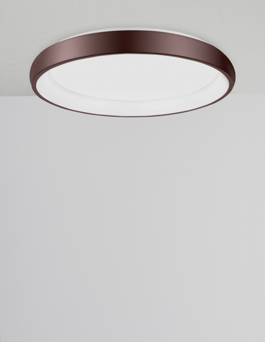 Plafoniera moderna rotunda LED dimabila Idalia diverse dimensiuni, neagra/gri/maro/alba, 8105605 D - Novaluce [32]