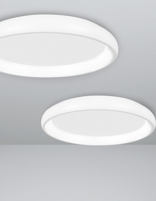 Plafoniera moderna rotunda LED dimabila Idalia diverse dimensiuni, neagra/gri/maro/alba, 8105605 D - Novaluce [4]