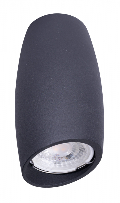 Spot negru aplicat Liraz Ø 7,5 cm din metal, C0159 - Maxlight [3]