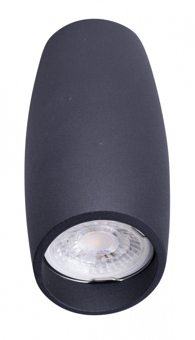 Spot negru aplicat Liraz Ø 7,5 cm din metal, C0159 - Maxlight [2]