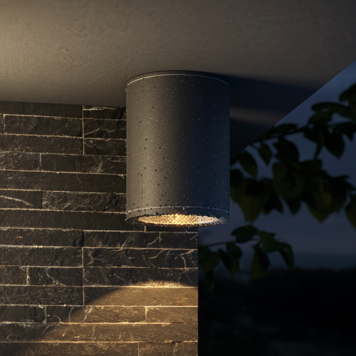 Plafoniera pentru exterior LED Bar O306CL-L7GF, 7W, 800lm, lumina calda, IP65, grafit, Maytoni [2]