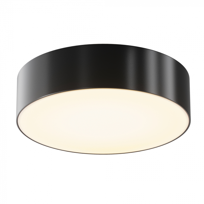 Plafoniera pentru exterior LED Zon O431CL-L30B3K, 30W, 2200lm, lumina calda, IP65, neagra, Maytoni [1]