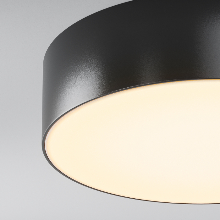 Plafoniera pentru exterior LED Zon O431CL-L30B3K, 30W, 2200lm, lumina calda, IP65, neagra, Maytoni [3]