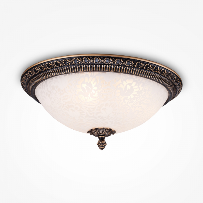 Plafoniera Pascal C908-CL-03-R, 3xE27, alba+bronz, IP20, Maytoni [1]