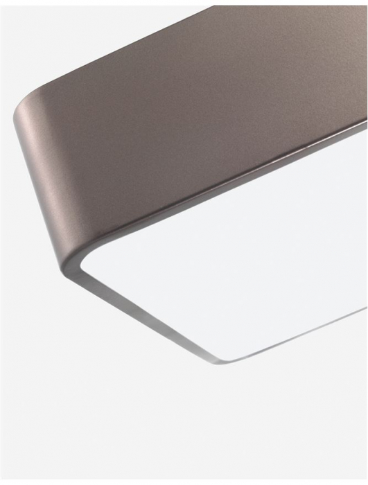 Plafoniera patrata diverse culori Sisko 36x36/46x46 cm, din metal, 866602 - Novaluce [7]