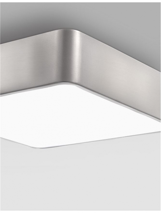 Plafoniera patrata diverse culori Sisko 36x36/46x46 cm, din metal, 866602 - Novaluce [16]