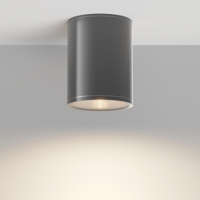 Plafoniera pentru exterior LED Bar O306CL-L7GF, 7W, 800lm, lumina calda, IP65, grafit, Maytoni [1]