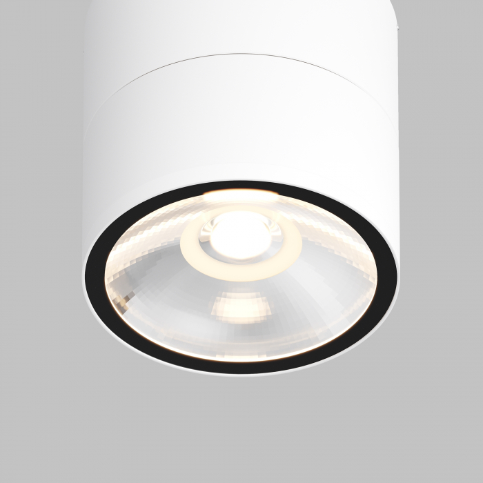 Plafoniera pentru exterior LED Spin O310CL-L12W3K, 12W, 1050lm, lumina calda, IP54, alba, Maytoni [3]