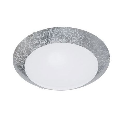 Plafoniera rotunda alb-argintiu/auriu Kian, Ø 40 cm, din sticla, 9112041 - Novaluce [8]
