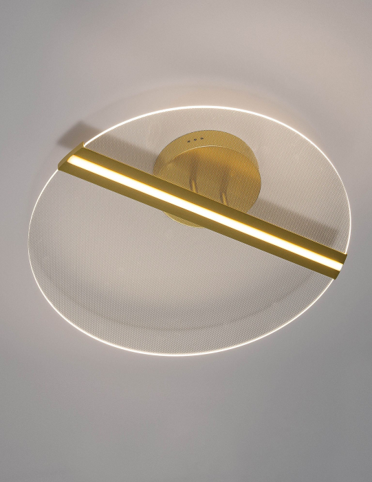 Plafoniera rotunda aurie Souma 53 cm, iluminare LED 30W, design modern lux, 9545330 - Novaluce [5]