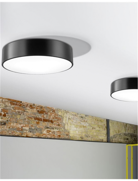 Plafoniera rotunda diverse culori Dima Ø 45/50 cm, din metal, 8218402 - Novaluce [6]
