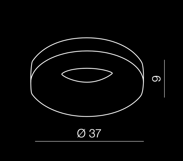 Plafoniera/aplica rotunda LED Fanni Ø 37 cm, alba/niche satinat/crom, design modern, AZ 2947 - Azzardo [6]