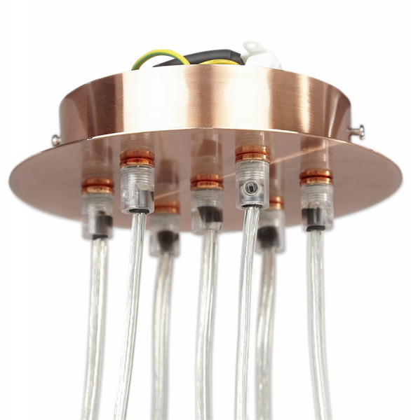 Lustra design SKAL, cupru, 7 corpuri, HL00350CO - Kokoon [9]