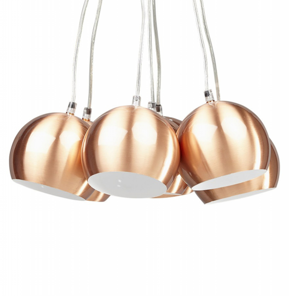 Lustra design SKAL, cupru, 7 corpuri, HL00350CO - Kokoon [2]