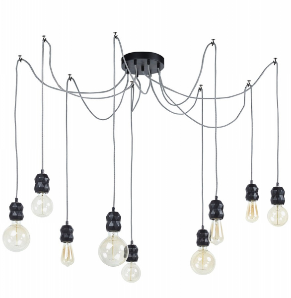Lustra UTOPIA cu cabluri in stil industrial, HL00560BL - Kokoon [11]