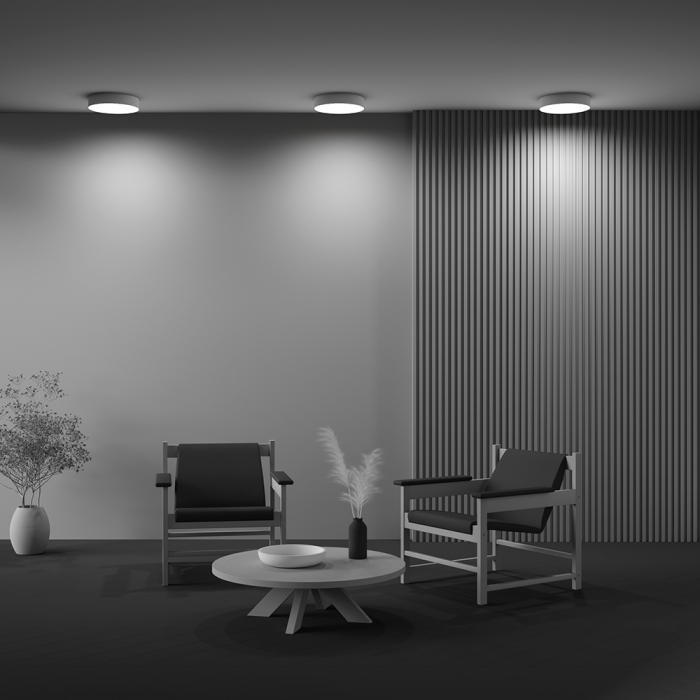 Plafonieră Zon, Aluminiu Alb, 36W, MAYTONI C032CL-36W3K-RD-W [3]