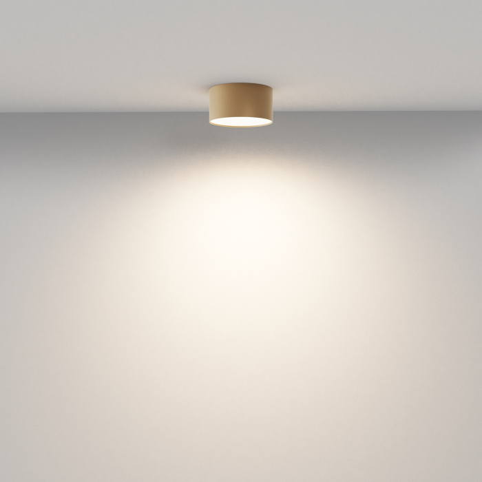 Plafonieră Zon, Aluminiu Auriu mat, 12W, MAYTONI C032CL-12W3K-RD-MG [7]