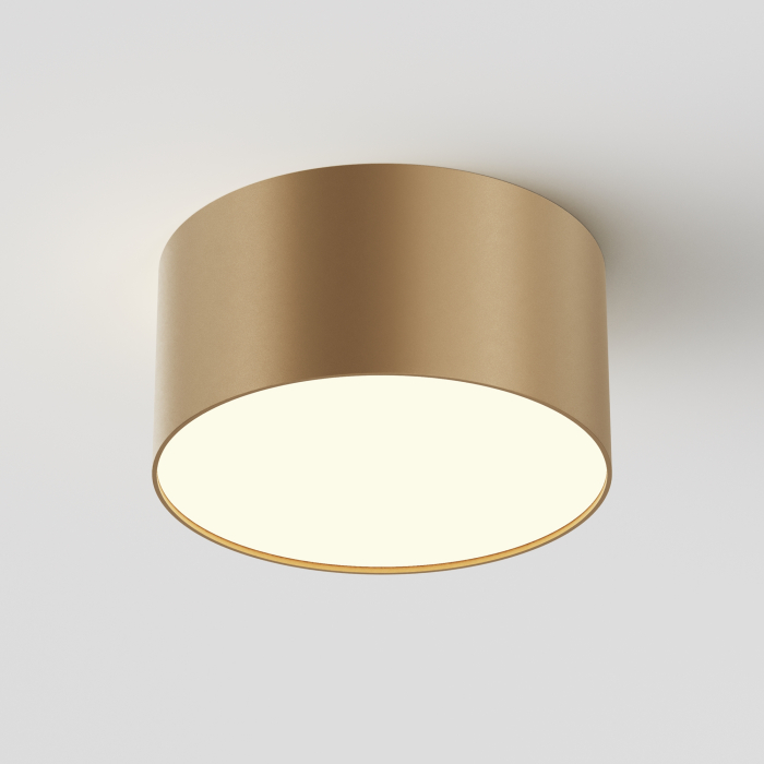 Plafonieră Zon, Aluminiu Auriu mat, 12W, MAYTONI C032CL-12W3K-RD-MG [6]