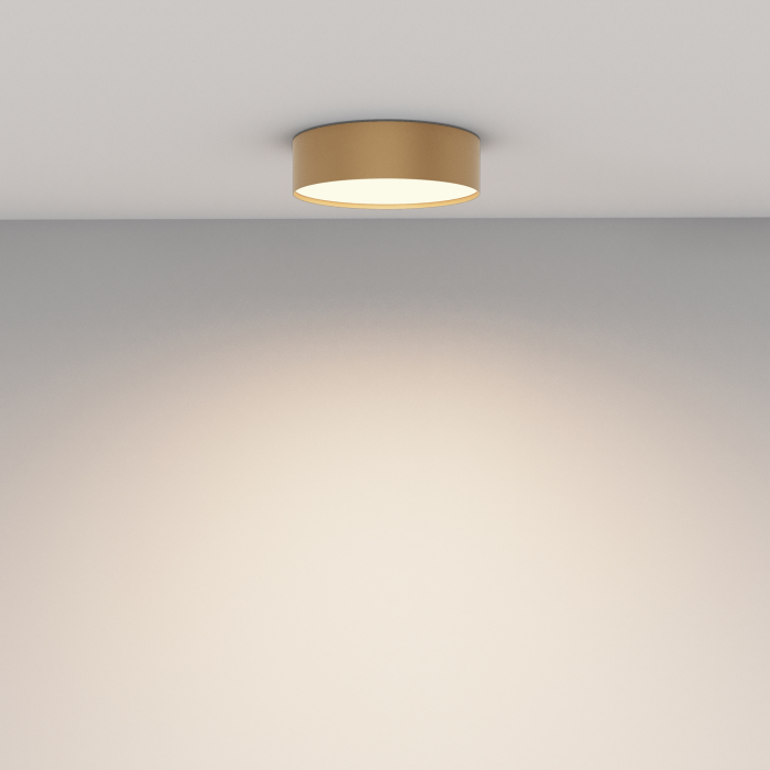 Plafonieră Zon, Aluminiu Auriu mat, 24W, MAYTONI C032CL-24W3K-RD-MG [7]