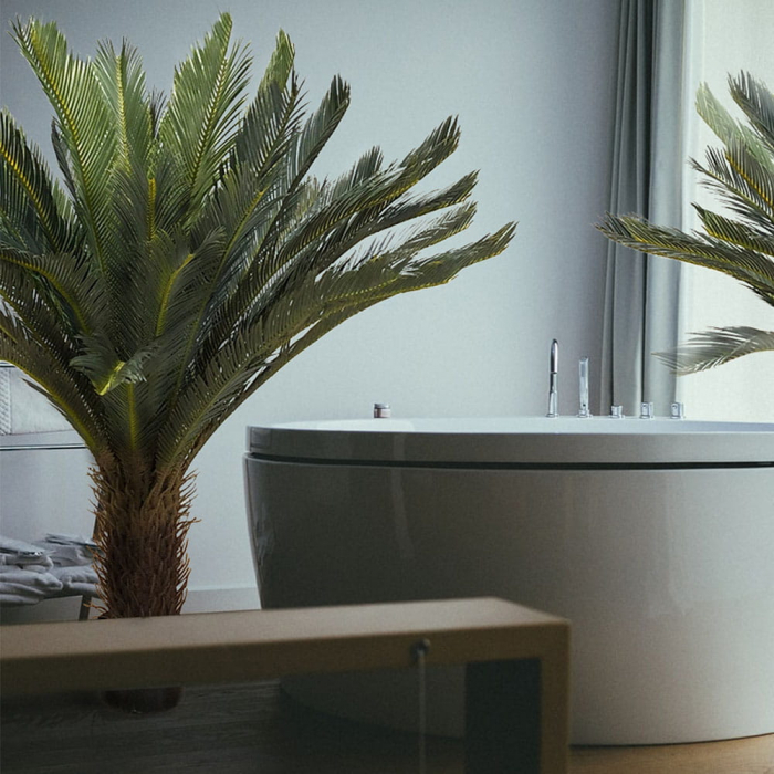Planta artificiala Sagowiec Cycas 120cm [2]