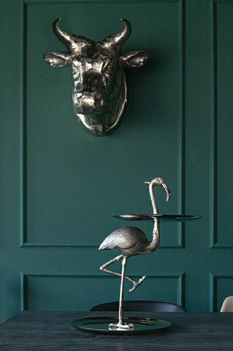 Platou/Etajeră Flamingo 38x43x53 cm, Aluminiu Argintiu - Kare Design [10]