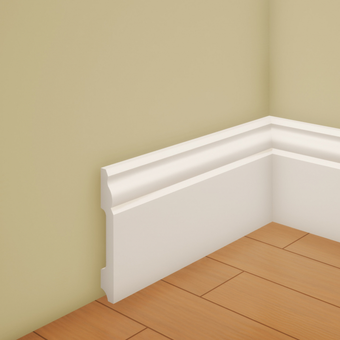 Plinta decorativa din polimer rigid L6 - 8x1.2x240 cm [1]