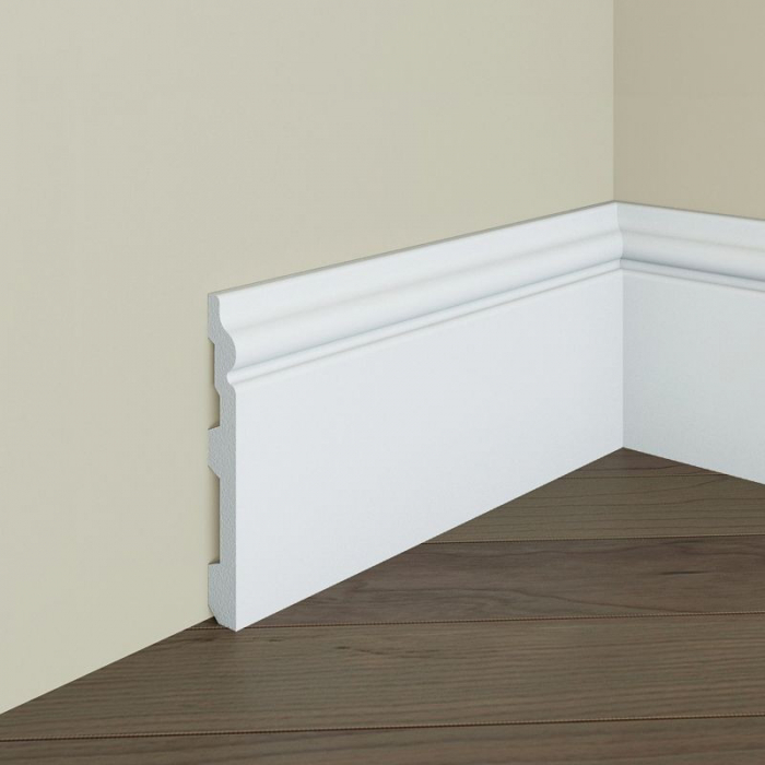 Plinta decorativa din polimer rigid S13 - 12x1.5x200 cm [1]