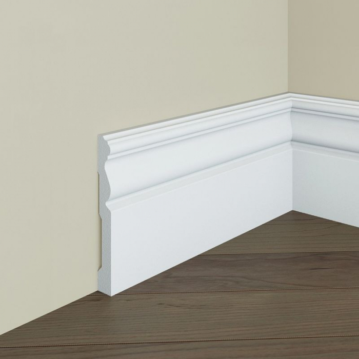 Plinta decorativa din polimer rigid S14 - 12x1.6x200 cm [1]