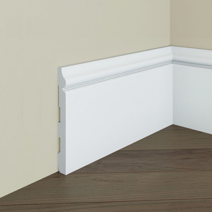 Plinta decorativa din polimer rigid S15 - 13.8x1.7x200 cm [1]