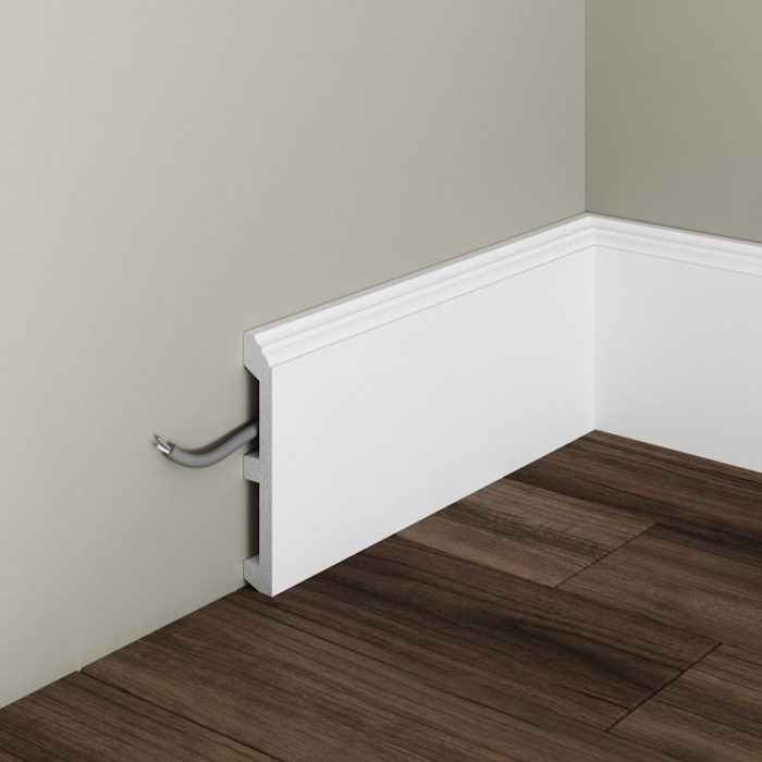 Plinta decorativa din polimer rigid S20 - 11.9x1.8x200 cm [1]