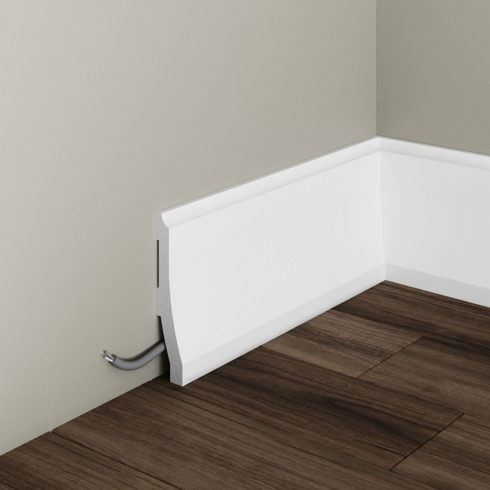 Plinta decorativa din polimer rigid S21 - 12x2.5x200 cm [1]